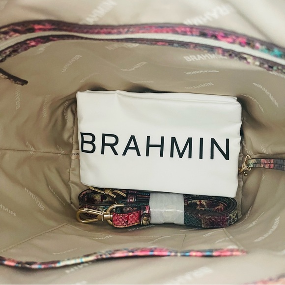 Brahmin Shira Bucket Bag Shapeshifter Melbourne Leather - Picture 5 of 8